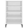 thumbnail image 2 of vidaXL Sideboard High Gloss White 57x35x90 cm Engineered Wood, 2 of 4
