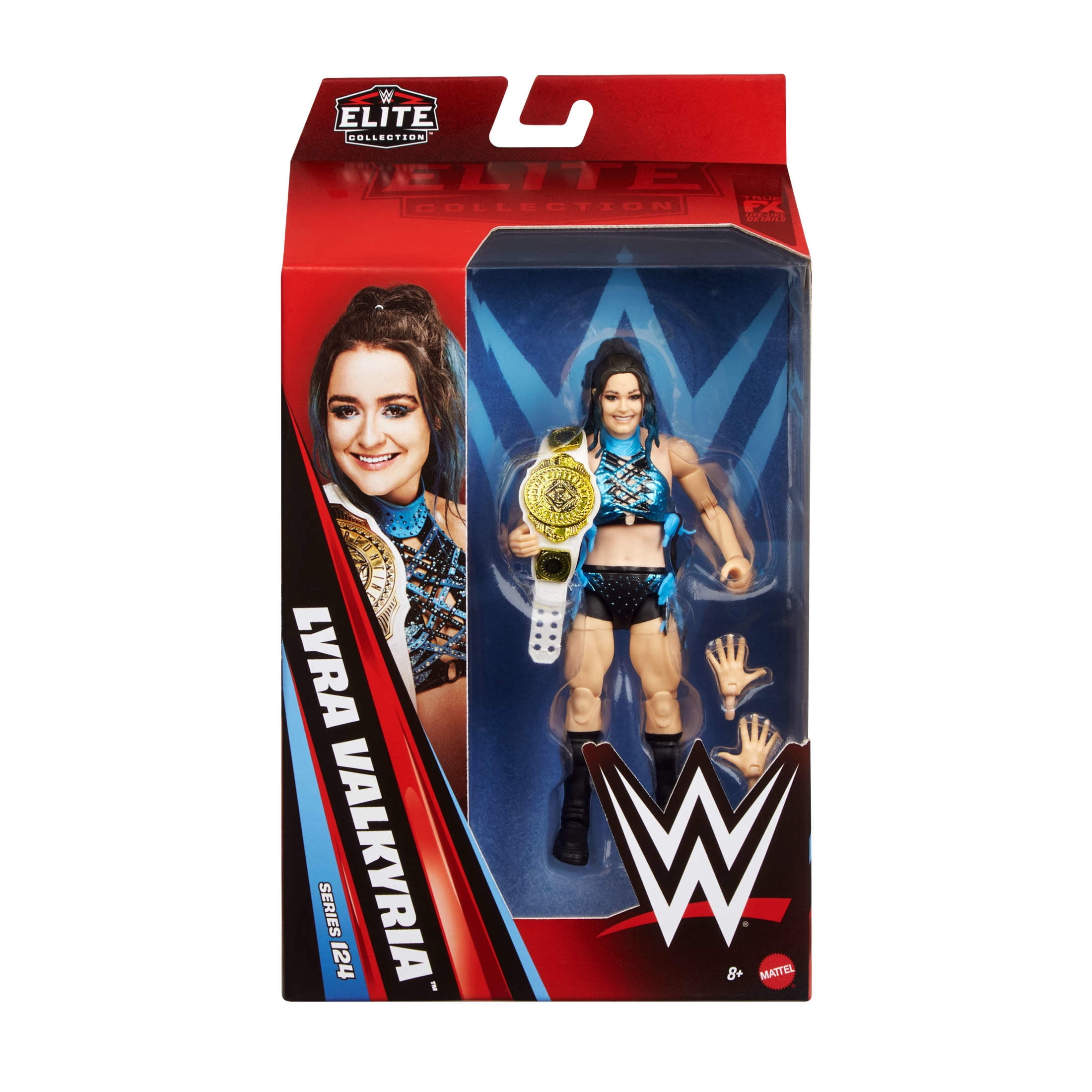 WWE Elite Lyra Valkria Action Figure, Series #124, 6-inch Collectible with Articulation & Accessories