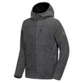 thumbnail image 7 of Little Donkey Andy Men's Hooded Polar Fleece Jackets for Hiking Travel Casual Warm Winter Black Heather S, 7 of 7