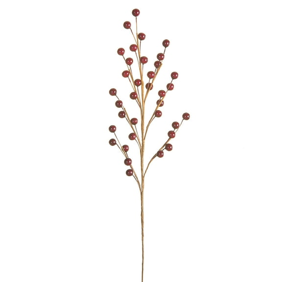 Darice Berry Spray Burgundy, 19 inches