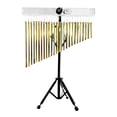 thumbnail image 1 of Campana de viento de una fila con soporte ajustable, instrumento de percusión educativo y resistente, ideal para niños, adultos y profesionales., 1 of 10