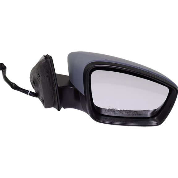 MIRROR Compatible For 2013-2016 Volkswagen Jetta Right Passenger Heated Power Glass In-housing Signal Light With memory Paintable