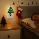 thumbnail image 4 of Luz Nocturna Navideña Enchufable | Luz Led Nocturna Giratoria de 360° y Cálida de 3000 K para Niños | Decoración Navideña de Plástico Multicolor | Regalo Navideño de Bajo Consumo para Fiestas y Dormi, 4 of 6