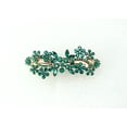 thumbnail image 2 of Faship Gorgeous Emerald Green Rhinestone Crystal Hair Barrette Clip, 2 of 4