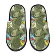 thumbnail image 1 of Fotbe Surfing Dinosaur Pantuflas Peludas para Mujer con Estampado, Zapatillas de Peluche, Zapatos de Invierno para Casa, Uso Interior y Exterior-Large, 1 of 8