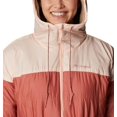 thumbnail image 4 of Columbia Women's Flash Challenger Sherpa Lined Long Jacket, Dark Coral/Peach Blossom, XX-Large, 4 of 7