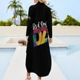 thumbnail image 3 of de Oran's dz 2 - proud to be Oran Long Sleeved Shirt Dress women's summer dress long dress women, 3 of 7