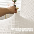 thumbnail image 4 of Birdeem Stretch Chair Covers, 4-Pack Elastic Dining Chair Slipcovers, Fits Most Chairs, Machine Washable Fabric, Home Kitchen and Event Use, 4 of 7