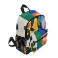 thumbnail image 2 of FORMRS School Backpack with Front Zippered Pocket 12" Student Travel Daypack, Abstract Plants, 2 of 6