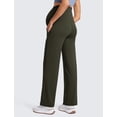 thumbnail image 2 of Pantalones anchos para maternidad CRZ YOGA Butterluxe Olive Green, 2 of 4
