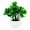 Green, variant on Artificial Bonsai Tree In Ceramic Pot Mini Potted Plant For Home Desk Decor Bathroom Kitchen Indoor Outdoor Decoration Farmhouse Style