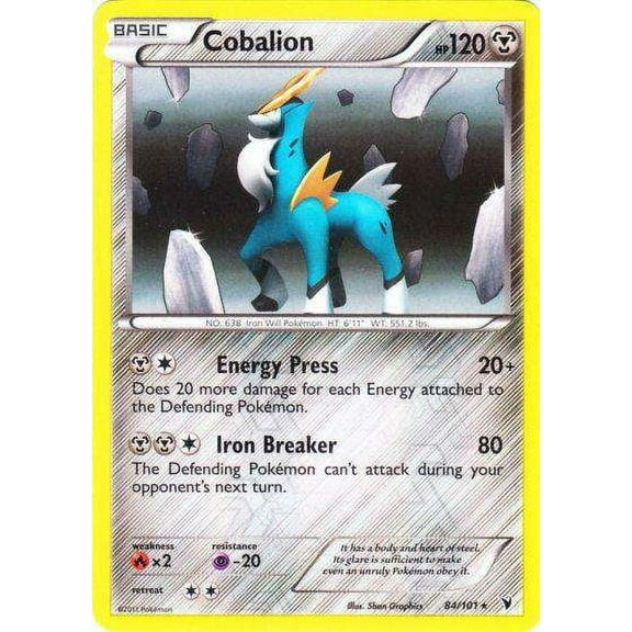 Pokemon Noble Victories Holo Rare Rare Holo Cobalion #84