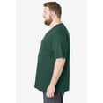 thumbnail image 3 of KingSize Men's Big & Tall Shrink-Less Lightweight V-Neck Pocket T-Shirt, 3 of 6