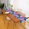 thumbnail image 2 of Yayeee Table Runner 70 inches Long for Home Kitchen Rectangle Dining Table Holiday Party Decoration, Colorful Art Flowers, 2 of 7
