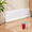 White-4 Inch X 20 Feet, variant on White 4 Inch X 20 Feet Peel And Stick Vinyl Wall Baseboard Trim