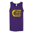 thumbnail image 2 of Wild Bobby, I'm Sunshine Mixed With A Little Hurricane , Inspirational/Christian, Men Graphic Tank Top, Purple, Medium, 2 of 5