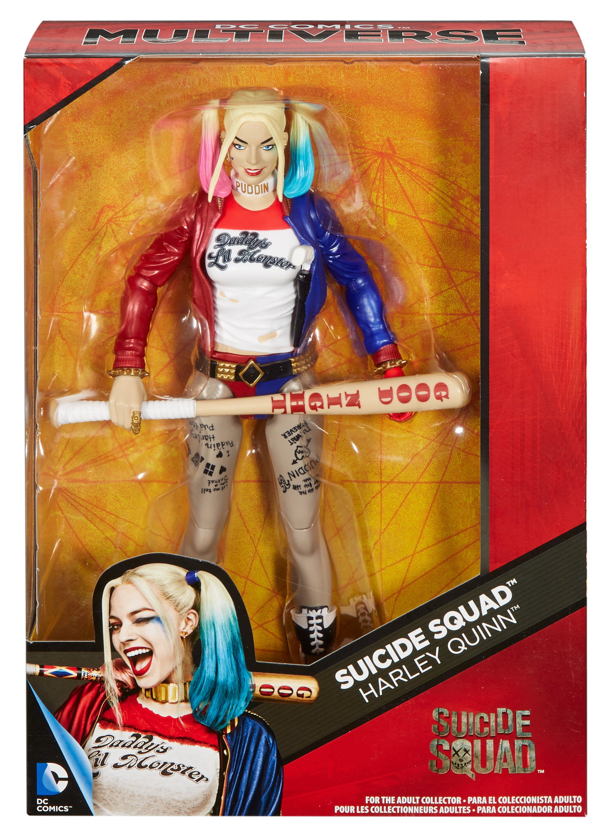 JADA 2.5" METAL SUICIDE SQUAD HARLEY QUINN BRIGHT COLORS ACTION FIGURE 84853-W1 