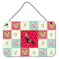 Caroline's Treasures CK5265DS812 Kulang Chicken Love Wall or Door Hanging Prints, 8x12, multicolor