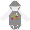 thumbnail image 3 of Inktastic Happy Halloween- train with pumpkins, bats, cat,and ghost Boys or Girls Long Sleeve Baby Bodysuit, 3 of 5