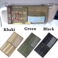 thumbnail image 5 of Bolsa de almacenamiento para visera solar, bolsa de nailon, organizador para visera de coche para tarjetas, bolígrafos, gafas de sol, 5 of 5