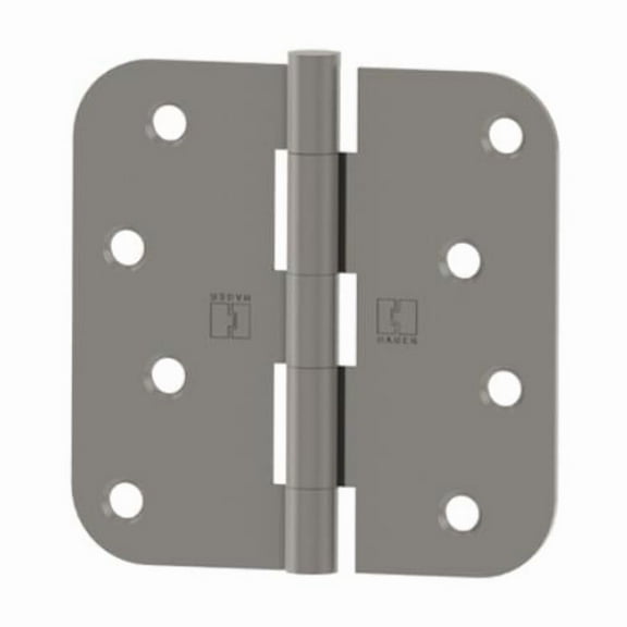 Hager Hinge RC18424P58 4 x 4 in. 0.625 in. Radius No.0297 Steel Mortres Hinge - Primed for Paint