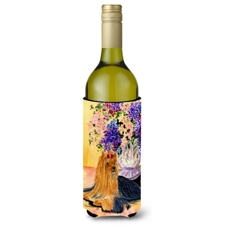 

Caroline s Treasures SS8304LITERK Yorkie Wine Bottle Hugger Wine Bottle multicolor