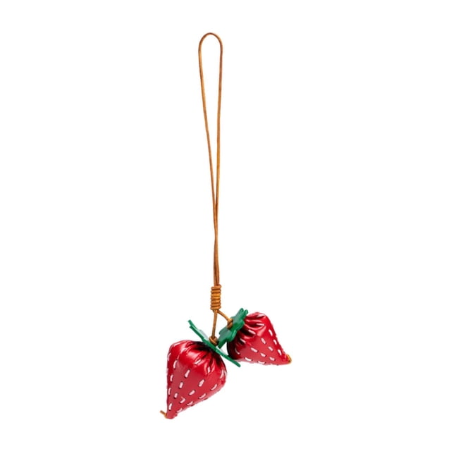 Regalos con dijes para bolsos para mujer, accesorios para bolsos, lindo dije para monedero, decoración para billetera. Rojo