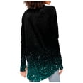 thumbnail image 4 of T Shirts For Women Long Sleeve Top Round Neck Basic Fashion Printed Tshir Thumbhole Tunic Tshirts, 4 of 5