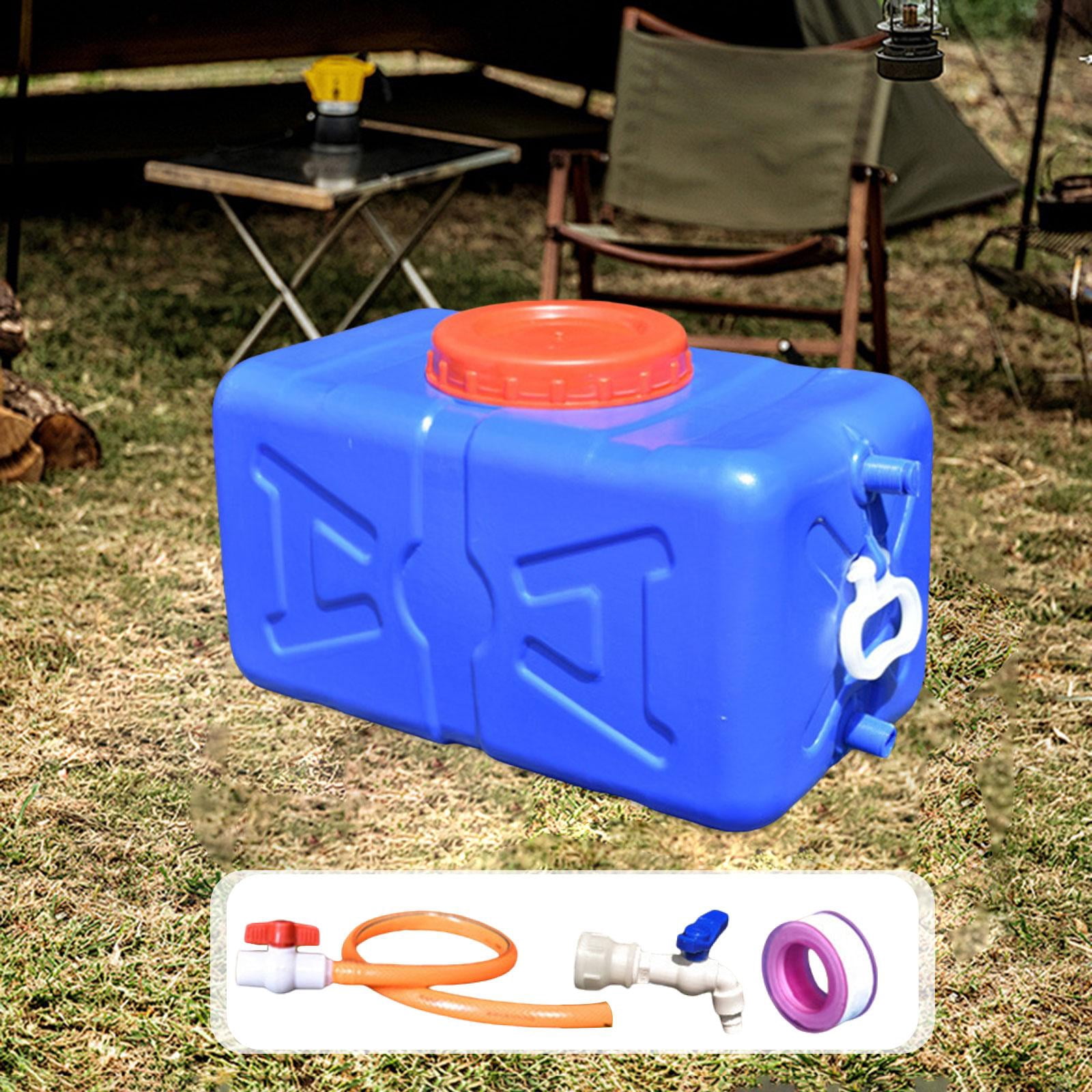 harayaa Utility Water Tank Reusable Horizontal Storage Bucket for Camping Garden Car blue 30kg
