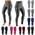 thumbnail image 3 of Mepaouo Men's Active Yoga Leggings Pants Running Dance Tights with Pockets Quick Dry Workout Pants, 3 of 5