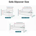 thumbnail image 2 of TOPCHANCES Sofa Cover with Skirt, Non-slip Couch Cover Stretch Slipcover Furniture Protector for Dogs Cats Pets (Loveseat Cover, Feather Print), 2 of 10