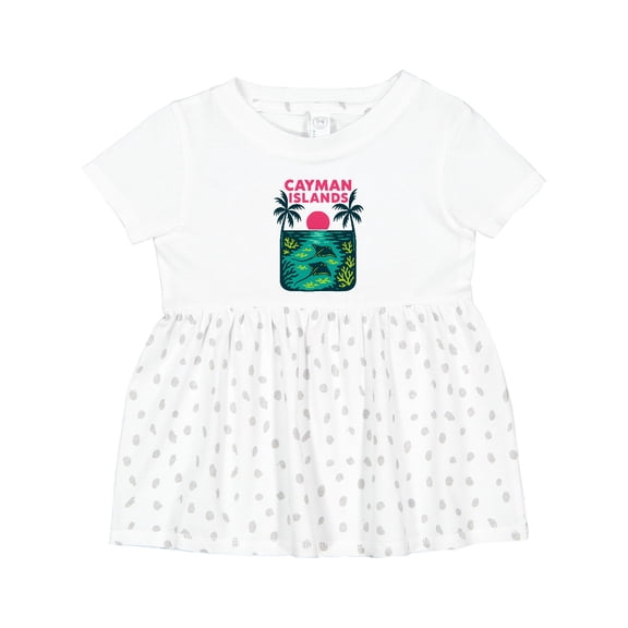 Inktastic Cayman Islands Girls Baby Dress