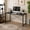 Black, variant on Kelno 31" Small Computer Desk Home Office Desk Writing Study Table with Sturdy Metal Frame, Black White
