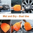 thumbnail image 6 of Casewin Car Wash Mitt – Scratch-Free Chenille Microfiber Washing Mitts, Dual Sided Cleaning Gloves for Dirt & Bugs - Premium Sponge Cloths for Cars, Trucks and Boats - 4Pack, 6 of 9