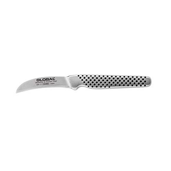 Global 2 1/2-Inch 6cm Bird`s Beak Curved Peeling Knife