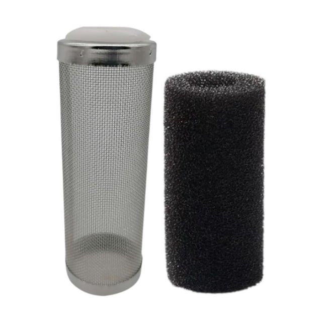 Almencla Aquarium Filter Mesh with Sponge Aquarium Inlet Net for Tank L