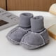 thumbnail image 4 of Fiudx Zapatos de Bebé de Suela Suave, Cálidos y Transpirables de Imitación de Piel de Oveja, Antideslizantes, para Interior de Invierno, Cómodos, Elásticos, Forro Suave de Algodón y Lana, Fáciles de, 4 of 5