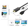 thumbnail image 3 of Adaptador De Interfaz Multimedia HD A DisplayPort Adaptador De Cable Hembra 4K 60HZ Transmisión Sin Pérdidas Plug And Play, 3 of 7