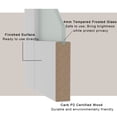 thumbnail image 7 of 26" x 80" Pantry Door Slab Frosted Glass Wood and Manufacture Wood White Standard Door Without Hardware Kit, 7 of 7