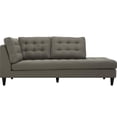 thumbnail image 5 of Modway Empress Upholstered Polyester Fabric Right Facing Chaise in Granite, 5 of 5