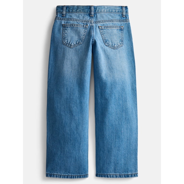 Wonder Nation Boys Relaxed Straight Leg Jeans photo 2