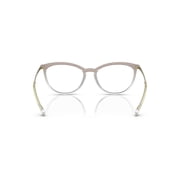 Vogue Womens Size 53 VO5276 Prescription Eyeglasses with Case, Brown/Crystal
