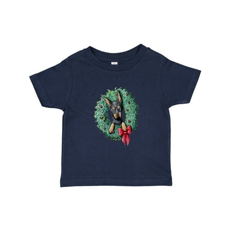 

Inktastic KiniArt Min Pin Christmas Gift Toddler Boy or Toddler Girl T-Shirt