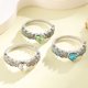 thumbnail image 4 of Anillo de lujo ligero de 4 colores, personalidad de moda, temperamento exquisito y elegante, anillo de compromiso de alta gama, accesorios de joyería para mujer, 4 of 5