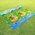 thumbnail image 4 of Fiomva Baby Kid Crawl Play Game Picnic Carpet Animal Alphabet Farm Mat, 4 of 6