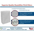 thumbnail image 2 of Lot de 2 Air Filter Factory Remplacement pour Procare PCWF813, Filtres à Mèche pour Humidificateur PCWF-813, 2 of 4