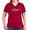Garnet, variant on CafePress - Retro Eagle And USA Flag Women's V Neck Dark T Shi - Women's V-Neck Dark T-Shirt