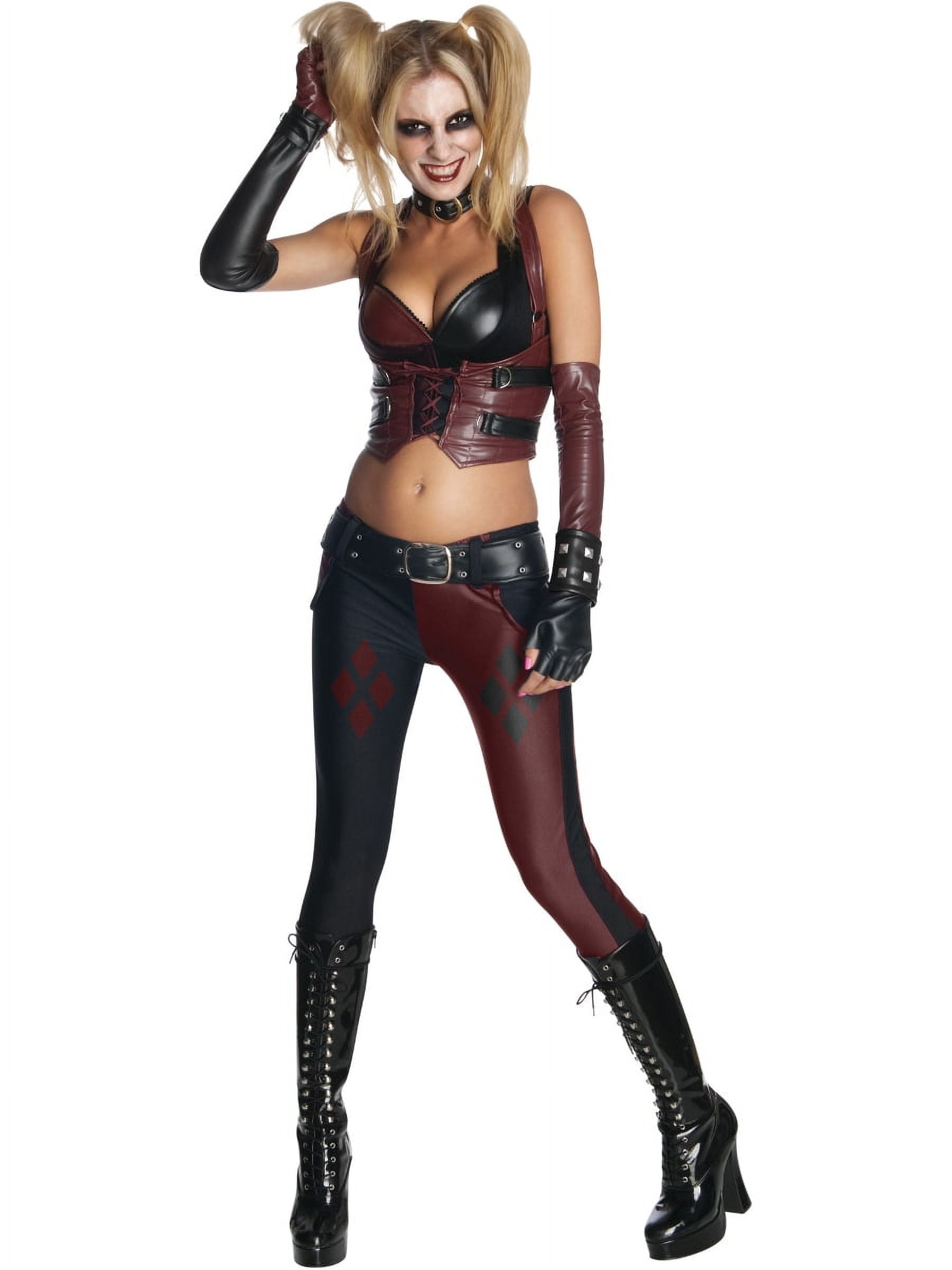  Rubie's DC Superhero Girl's Harley Quinn Costume, Medium :  Clothing, Shoes & Jewelry