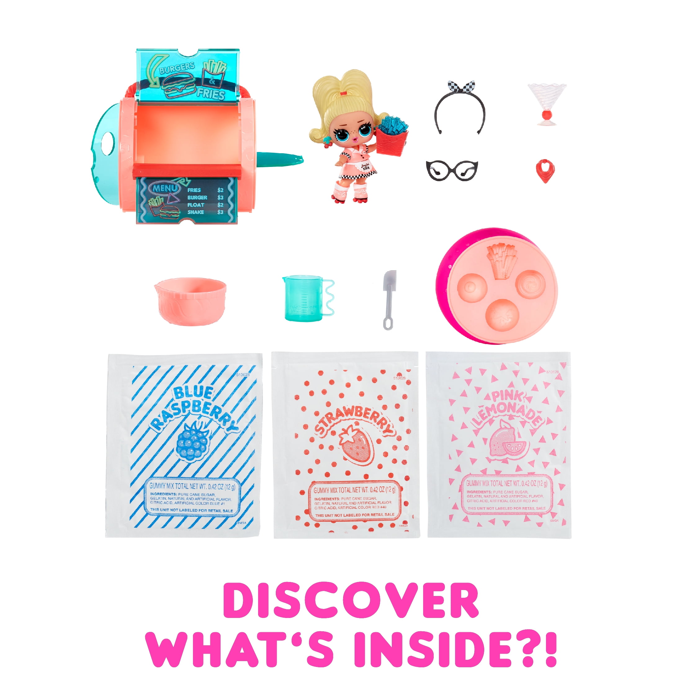 LOL Surprise Candy Surprise Tot Doll with DIY Gummie, Edible Candy, Ages 4+