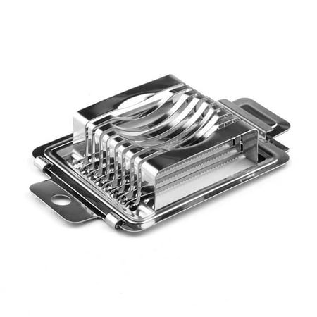

Hi FANCY Stainless Steel Egg Cutter Multifunctional Fruit Slicer Kitchen Supplies for Eggs Salted Eggs Strawberries Bananas